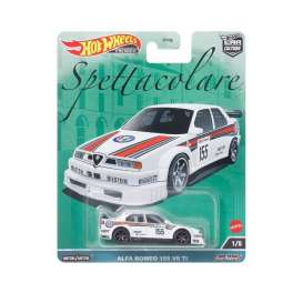 Alfa Romeo  - 155 V6 Ti #155 white/red/blue - 1:64 - Hotwheels - HKC48 - hwmvHKC48 | The Diecast Company