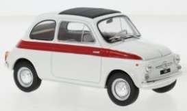 Fiat  - 500 1960 white/red - 1:24 - Whitebox - 124182 - WB124182 | The Diecast Company