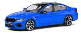 BMW  - M5 (F90) 2022 blue - 1:43 - Solido - 4312703 - soli4312703 | The Diecast Company