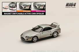 Toyota  - Supra RZ silver metallic - 1:64 - Hobby Japan - HJ642042S - HJ642042S | The Diecast Company