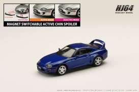 Toyota  - Supra RZ blue - 1:64 - Hobby Japan - HJ642042BL - HJ642042BL | The Diecast Company