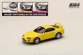 Toyota  - Supra RZ yellow - 1:64 - Hobby Japan - HJ642042Y - HJ642042Y | The Diecast Company