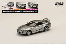 Toyota  - Supra RZ silver metallic - 1:64 - Hobby Japan - HJ643042S - HJ643042S | The Diecast Company