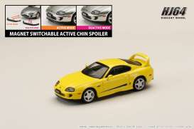 Toyota  - Supra RZ yellow - 1:64 - Hobby Japan - HJ643042Y - HJ643042Y | The Diecast Company