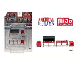 Tools Garage Accessoires - Metal Diecast Tools set various - 1:64 - American Diorama - 2409MJ - AD2409MJ | The Diecast Company