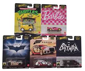 Assortment/ Mix  - Pop Culture 979D various - 1:64 - Hotwheels - HXD63 - hwmvHXD63-979E | The Diecast Company