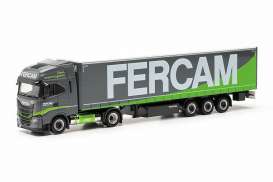 Iveco  - S-Way grey/green - 1:87 - Herpa - H315029 - herpa315029 | The Diecast Company
