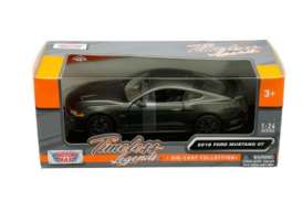 Ford  - Mustang GT 2018 black - 1:24 - Motor Max - 79352bk - mmax79352bk | The Diecast Company