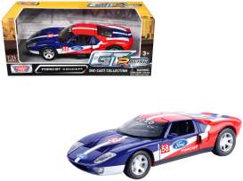 Ford  - GT blue/red/white - 1:24 - Motor Max - 73799 - mmax73799 | The Diecast Company