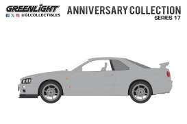 Nissan  - Skyline 1999 silver - 1:64 - GreenLight - 28160E - gl28160E | The Diecast Company