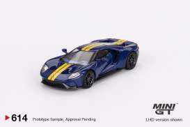 Ford  - GT 2020 blue - 1:64 - Mini GT - 00614-L - MGT00614lhd | The Diecast Company