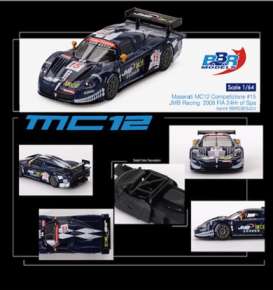 Maserati  - MC12 2008 blue - 1:64 - BBR - BBRDIE6424 - BBRDIE6424 | The Diecast Company