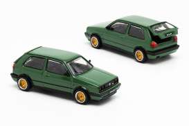 Volkswagen  - Golf GTi MKII oak green - 1:64 - Pop Race Limited - PR640099 - PR640099 | The Diecast Company