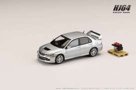 Mitsubishi  - Lancer silver - 1:64 - Hobby Japan - HJ645054S - HJ645054S | The Diecast Company