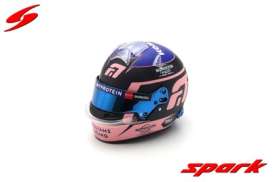 Helmet  - 2024 blue/roze - 1:5 - Spark - 5HF142 - spa5HF142 | The Diecast Company