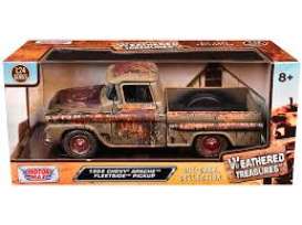 Chevrolet  - Apache Fleetside 1958 brown - 1:24 - Motor Max - 79072 - mmax79072 | The Diecast Company