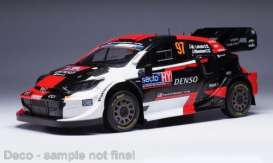 Toyota  - GR Yaris 2023 red/white/black - 1:18 - IXO Models - RMC174B - ixRMC174B | The Diecast Company