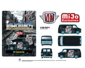 Chevrolet  - Van 1971 black - 1:64 - M2 Machines - 31500-MJS74 - M2-31500MJS74 | The Diecast Company