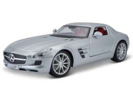 Mercedes Benz  - SLS AMG silver - 1:18 - Maisto - 31389Z - mai31389Z | The Diecast Company