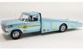 Ford  - F-350 Ramp Truck 1970 light blue - 1:18 - Acme Diecast - 1801421 - acme1801421 | The Diecast Company