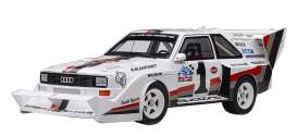 Audi  - Quattro S1 1987 white/black/red - 1:18 - AutoArt - 88700 - autoart88700 | The Diecast Company