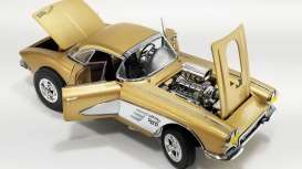 Chevrolet Corvette - Gasser  1961 white/orange - 1:18 - Acme Diecast - A1800932 - acme1800932 | The Diecast Company