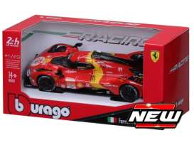 Ferrari  - 499P 2023 red/yellow/black - 1:43 - Bburago - 36322-499 - bura36322-499 | The Diecast Company