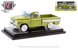 Chevrolet  - Apache Cameo 1958 green/white - 1:24 - M2 Machines - 40300-118A - M2-40300-118A | The Diecast Company
