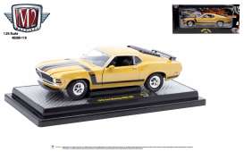 Ford  - Mustang BOSS 302 1970 yellow/black - 1:24 - M2 Machines - 40300-118B - M2-40300-118B | The Diecast Company