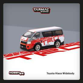 Toyota  - Hiace Widebody TRD white/grey/black - 1:64 - Tarmac - T64-038-TRD - TC-T64-038-TRD | The Diecast Company