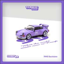 Porsche  - RWB Backdate violetta - 1:64 - Tarmac - T64-046-VI - TC-T64-046-VI | The Diecast Company