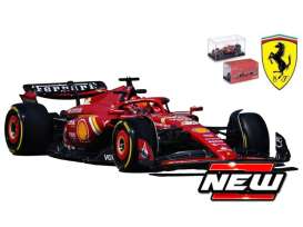 Ferrari  - F1 SF24 2024 red/white/yellow - 1:43 - Bburago - 36843L - bura36843L | The Diecast Company