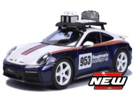 Porsche  - 911 2023 white/blue/red/gold - 1:24 - Bburago - 28029 - bura28029 | The Diecast Company