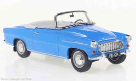 Skoda  - Felicia Cabriolet 1959 blue - 1:24 - Whitebox - 124228 - WB124228 | The Diecast Company