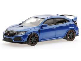 Honda  - Civic Type R 2015 blue - 1:43 - Maisto - 16915B - mai16915B | The Diecast Company