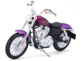 Harley Davidson  - XL 1200V 2013 purple - 1:18 - Maisto - 18864 - mai18864 | The Diecast Company