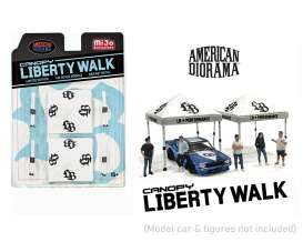 Garage Accessoires Liberty Walk - Liberty Walk various - 1:64 - American Diorama - 2416MJ - AD2416MJ | The Diecast Company