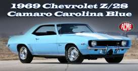 Chevrolet  - Camaro Z/28 1969 blue - 1:18 - Acme Diecast - 1805732 - acme1805732 | The Diecast Company