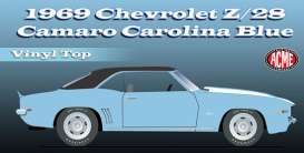 Chevrolet  - Camaro Z/28 1969 blue - 1:18 - Acme Diecast - 1805732VT - acme1805732VT | The Diecast Company
