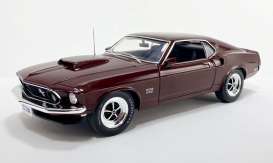Ford  - Mustang Boss 429 1969 maroon - 1:18 - Acme Diecast - 1801877 - acme1801877 | The Diecast Company
