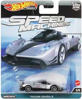 Pagani  - Zonda R silver - 1:64 - Hotwheels - HKC42 - hwmvHKC42 | The Diecast Company