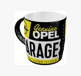 Opel  - Mug white/black/yellow - Tac Signs - NA43079 - MU43079 | The Diecast Company