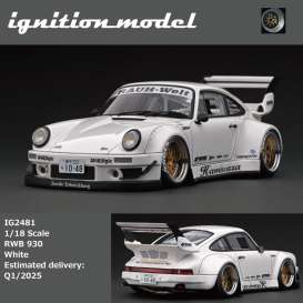 Porsche  - RWB 930 white - 1:18 - Ignition - IG2481 - IG2481 | The Diecast Company