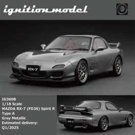 Mazda  - RX-7 gray - 1:18 - Ignition - IG3608 - IG3608 | The Diecast Company
