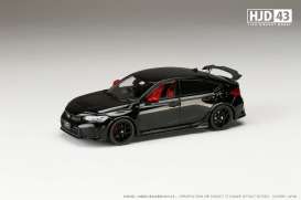 Honda  - Civic black - 1:43 - Hobby Japan - HJD431002BK - HJD431002BK | The Diecast Company