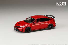 Honda  - Civic flame red - 1:43 - Hobby Japan - HJD431002R - HJD431002R | The Diecast Company