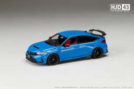 Honda  - Civic blue - 1:43 - Hobby Japan - HJD431002BL - HJD431002BL | The Diecast Company