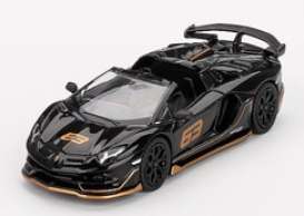 Lamborghini  - Aventador 2023 black - 1:64 - Mini GT - 00803-R - MGT00803rhd | The Diecast Company