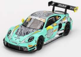 Porsche  - 911 2023 green - 1:64 - Mini GT - 00804-L - MGT00804lhd | The Diecast Company