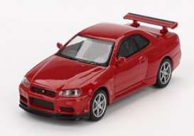 Nissan  - Skyline GT-R  1999 red - 1:64 - Mini GT - 00796-R - MGT00796rhd | The Diecast Company